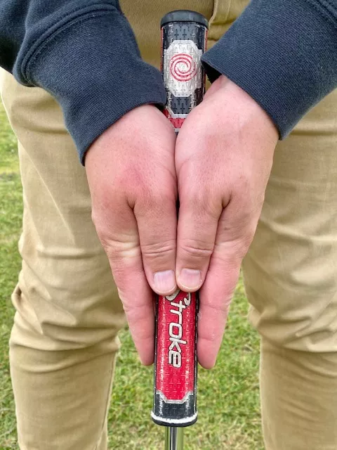palm to palm putting grip