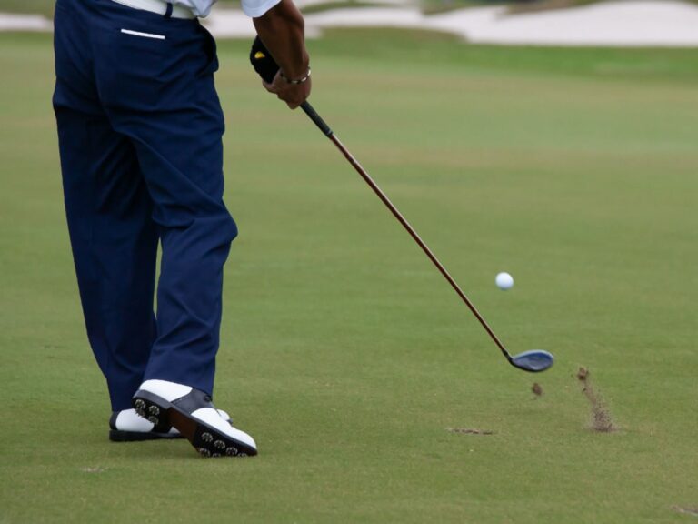 Hybrid Ball Position Set Up Correctly For A Pure Strike